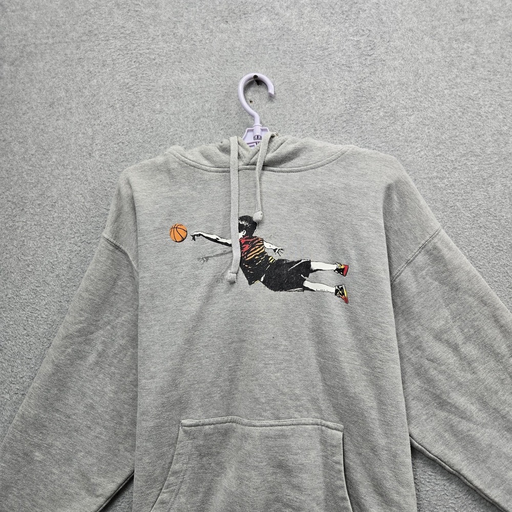 Bumblebeelovesyou Men Hoodie L Gray Graphic Jump Boy Pullover